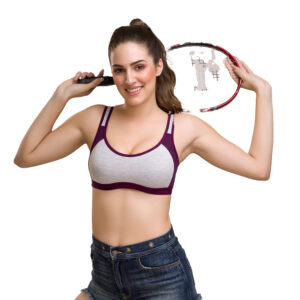 Buy POOJARAGENEE Women's Pure Cotton Sports Bra for Gym, Athletic